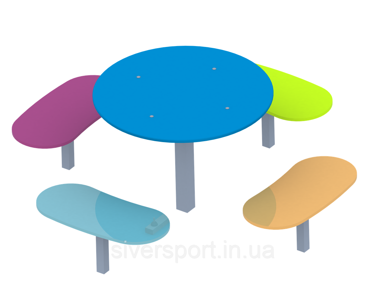 Столик (виготовлений з HDPE пластику) SiverSport KID9007, фото 1