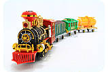 Ігровий набір «Класичний поїзд» (світло, звук, дим) 2413, фото 3