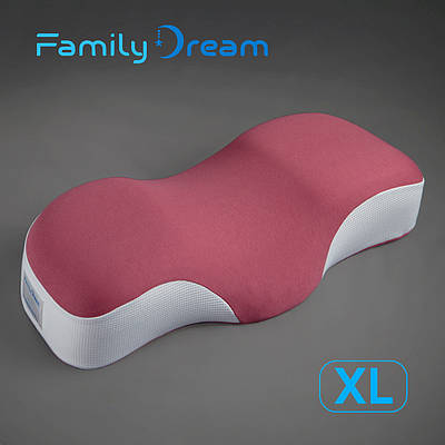 Ортопедична подушка для сну Family Dream® розмір XL (clothing: XL - XXXL) теракотовий