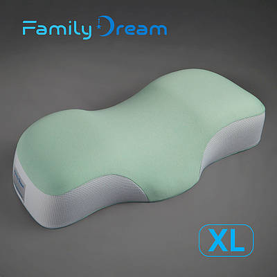 Ортопедична подушка для сну Family Dream® розмір XL (clothing: XL - XXXL) м'ята