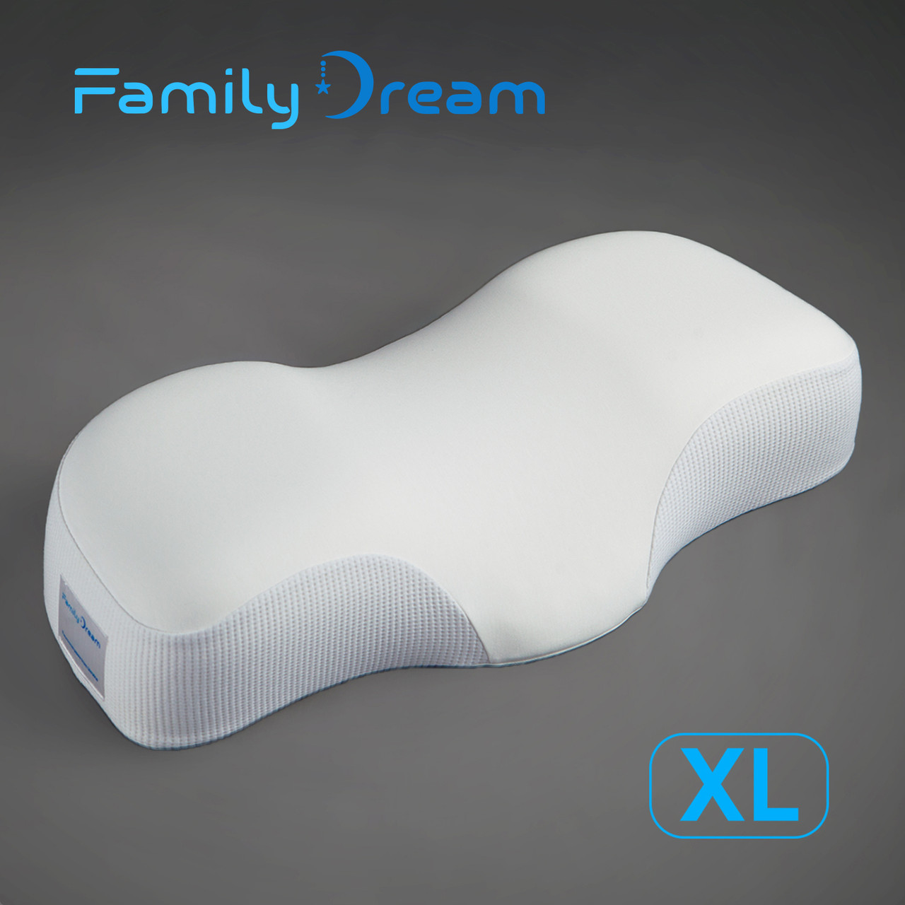 Ортопедична подушка для сну Family Dream розмір XL (clothing: XL - XXXL) молочний