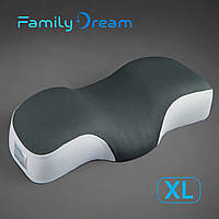 Ортопедична подушка для сну Family Dream розмір XL (clothing: XL - XXXL) темна олива