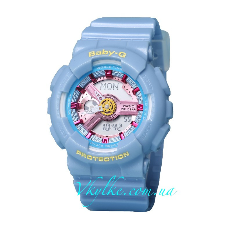 ГОДИННИК CASIO BABY G BA-110 BLUE  AAA