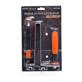 Пристрій для різання гіпсокартону 9,5-15 мм Kraft&Dele KD11239 лінійка для різання гіпсокартону