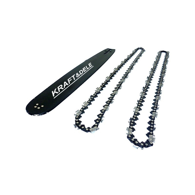 Шина до ланцюгової пили 16"/40 см Kraft&Dele KD10152 напрямна шина для пили, фото 1