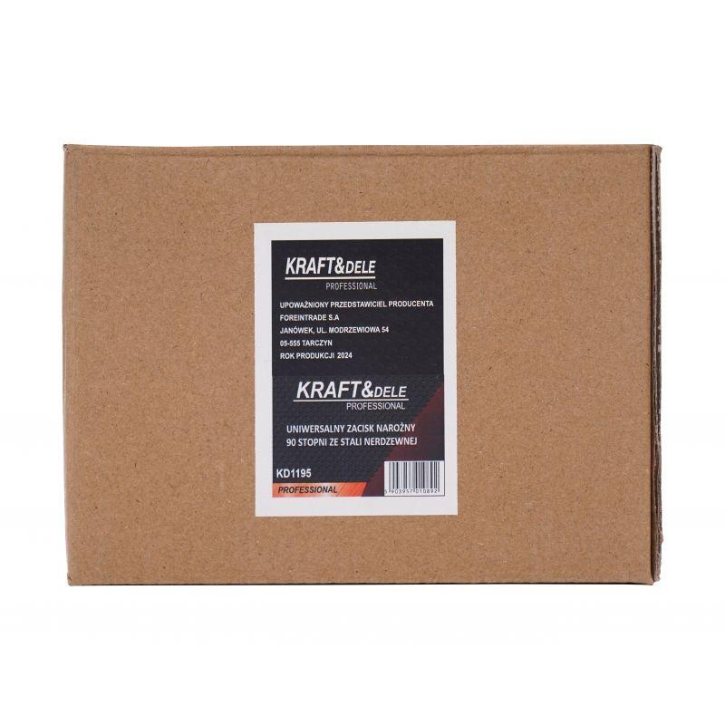 Кутовий затискач 33 мм Kraft&Dele KD1195 Затискач кутовий, фото 1