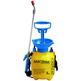 Помповий обприскувач 3 л Kraft&Dele KD2016 обприскувач садовий