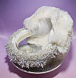 Хутряні навушники, розшиті бісерним хутром, розмір універсальний, фото 7