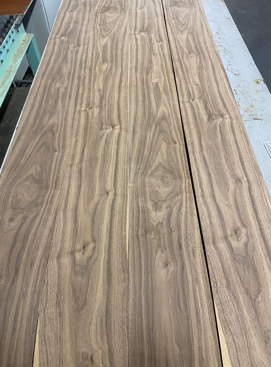 Столярна плита шпон Горіх Американський 13мм 2,5х1,25м 1 сторона, фото 1