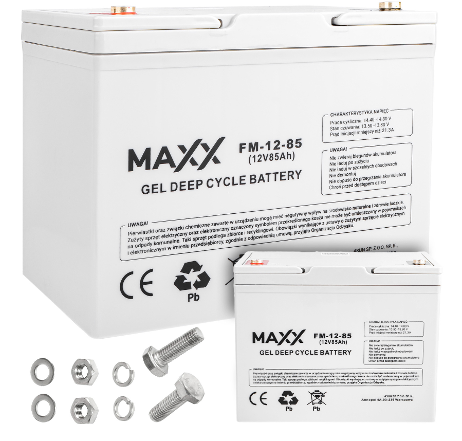 Акумулятор гелевий 85Ah 12V 4SUN MAXX GEL DEEP CYCLE (FM-12-85)