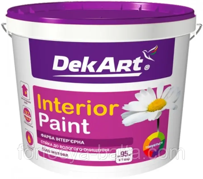 ДекАрт Interior Paint біла 6,3кг матова