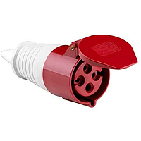 Розетка переносна 214 16А 380В 3Р+Е IP44
