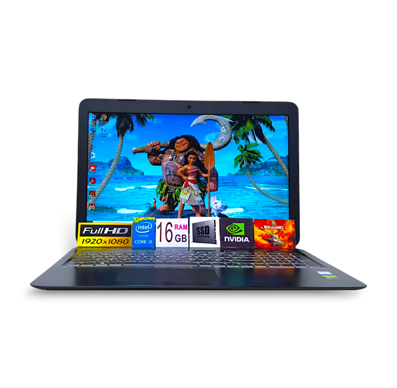 Ноутбук HP Pavilion 15 15.6 FHD Intel Core i5-9300H  16Gb SSD128GB+1TB HDD GTX1050