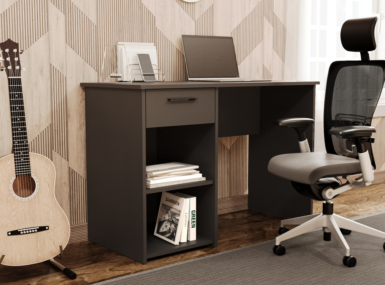 Стіл письмовий Berno 1 Accord, колір антрацит