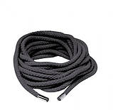 Мотузка для бондажу шовкова, чорна, 10 метрів, фото 5