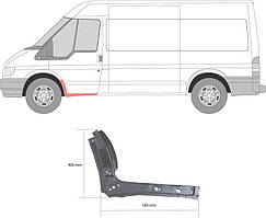 Поріг правий FORD TRANSIT 00-06