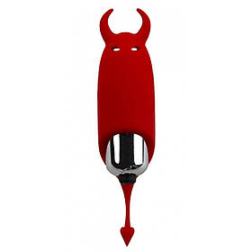 Мінівібратор Adrien Lastic Devol червоний, 8.5 х 2.3 см