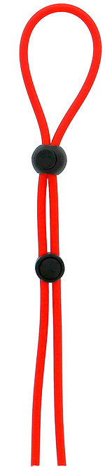 Ерекційне кільце — вудка, червоний, універсальний розмір, фото 1