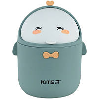 Контейнер настільний для сміття Kite, сіро-зелений