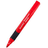 Маркер перманентний Axent 2542 2 мм червоний