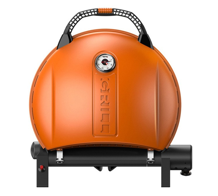 Портативний переносний газовий гриль O-GRILL 900, помаранчевий + шланг в подарунок! Код: 009064