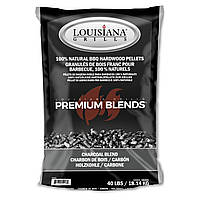 Пелети для гриля Louisiana Grills, димний преміуммікс, з дубових листяних порід, 18 кг, 55418 Код: 011102