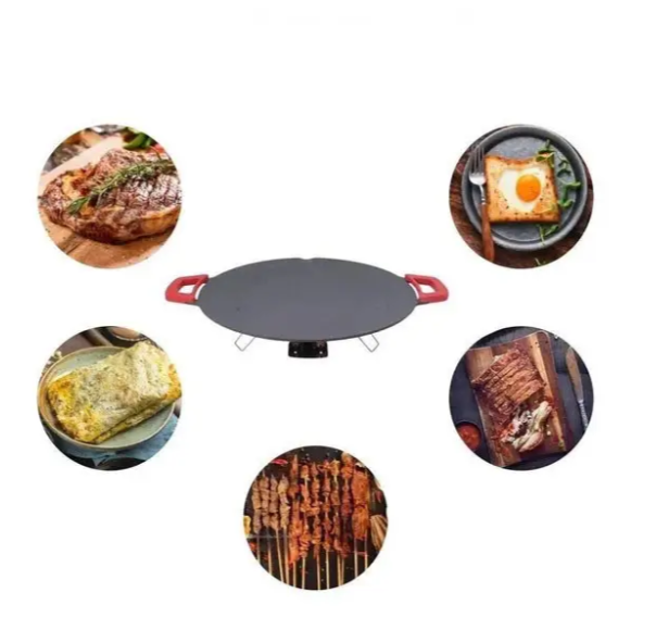 Лист для смаження електричний гриль з антипригарним покриттям RAF R.5304 1800W WO-124, фото 1