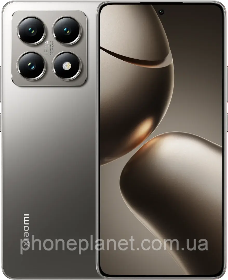Смартфон Xiaomi 14T 5G 12/256 ГБ Titan Grey AMOLED 6.67" 5000мАч Камера 50+50+12мп IP68 Скло/Пластик (EU)