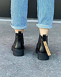 Черевики жіночі зимові чорні шкіряні 36, фото 4