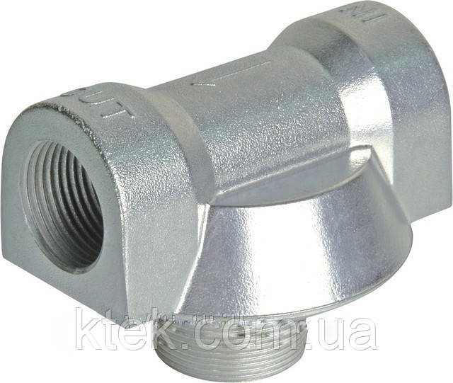 Адаптер алюминиевый для фильтров CIMTEK серии 400, впускное отверстие 1', проток до 120 л/мин КИЕВ - фото 1 - id-p2775087