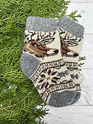 Шкарпетки дитячі 10-12 см від 0 до 2 років олень 1