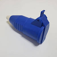 Розетка переносна 212 16А 220В 2Р+Е IP44