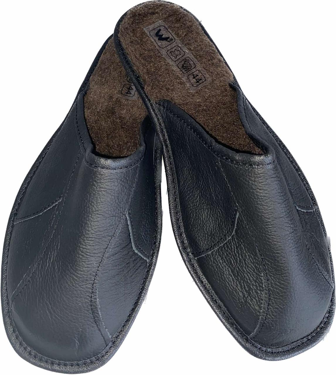 Домашні чоловічі капці, хутряні чоловічі капці, фото 1