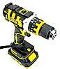 Дриль-шурупокрут акумуляторний ударний DeWalt (36V, 6 AH) з металевим патроном 10 мм Деволт mm, фото 8