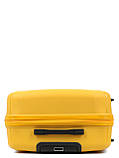 Валіза велика L поліпропілен жовта 74х49х29см/95л/3.9кг/Worldline 288, фото 6