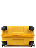 Валіза велика L поліпропілен жовта 74х49х29см/95л/3.9кг/Worldline 288, фото 7
