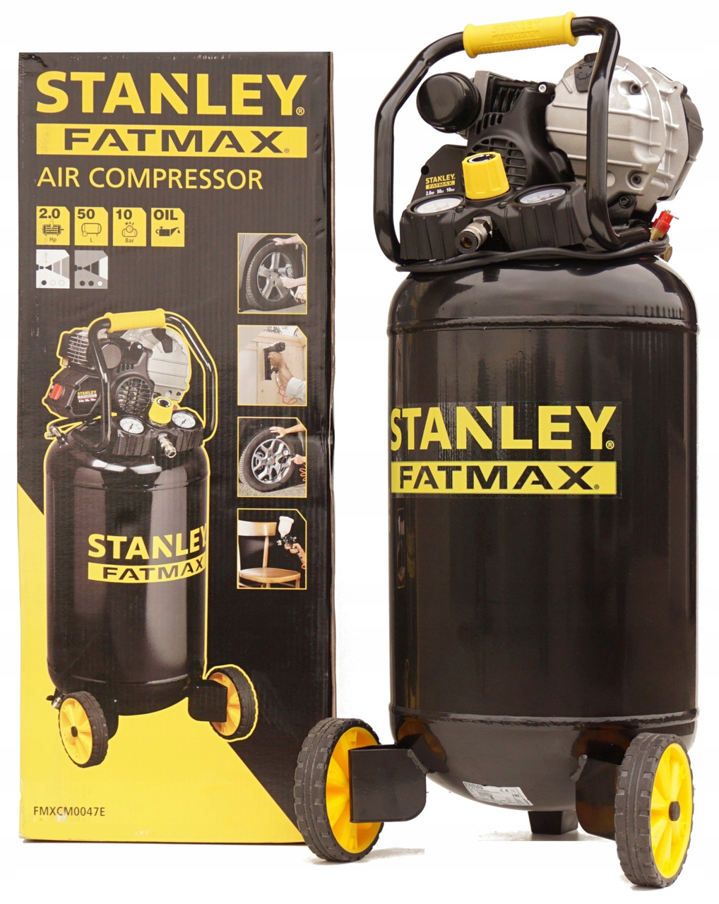 Оливний компресор Stanley HYDV404STF513 50l 10bar