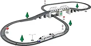 Дитяча залізниця "Стріла" 2184, BSQ Power Train, довжина 366 см, Міст, знаки, дерева, фото 2