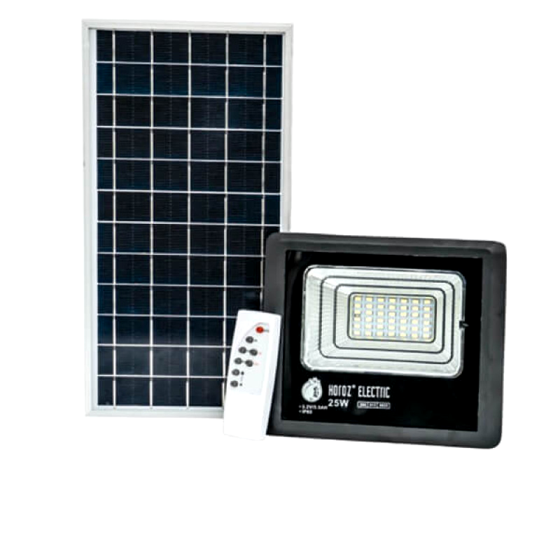 Автономний Led Прожектор на сонячній батареї Horoz TIGER 25W