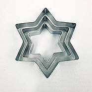 Набір вирубок Зірочки — 3 шт., фото 3