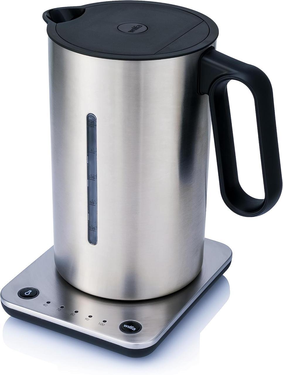 Електрочайник Wilfa Svart Formula Temperature Control Silver, 1.25 л