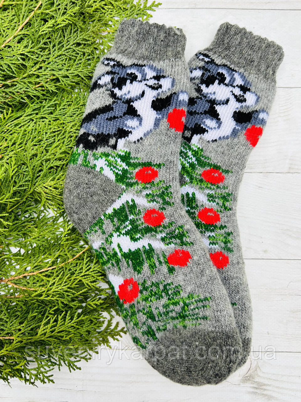 Шкарпетки дитячі 17-20 см 6-8 років зайчик, фото 1