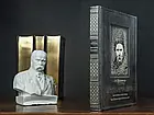 Подарункова книга в шкіряній палітурці Т. Шевченка. Художня спадщина, фото 3