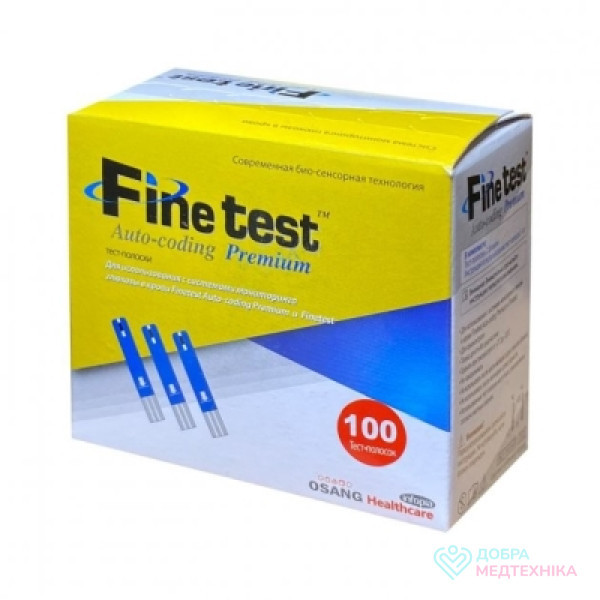 Тест-смужки Finetest Premium (Файнтест Преміум) №100 - 1 уп.