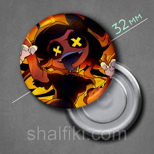 "Сін (Дрони-вбивці / Murder Drones)" магніт круглий Ø32 мм, фото 1