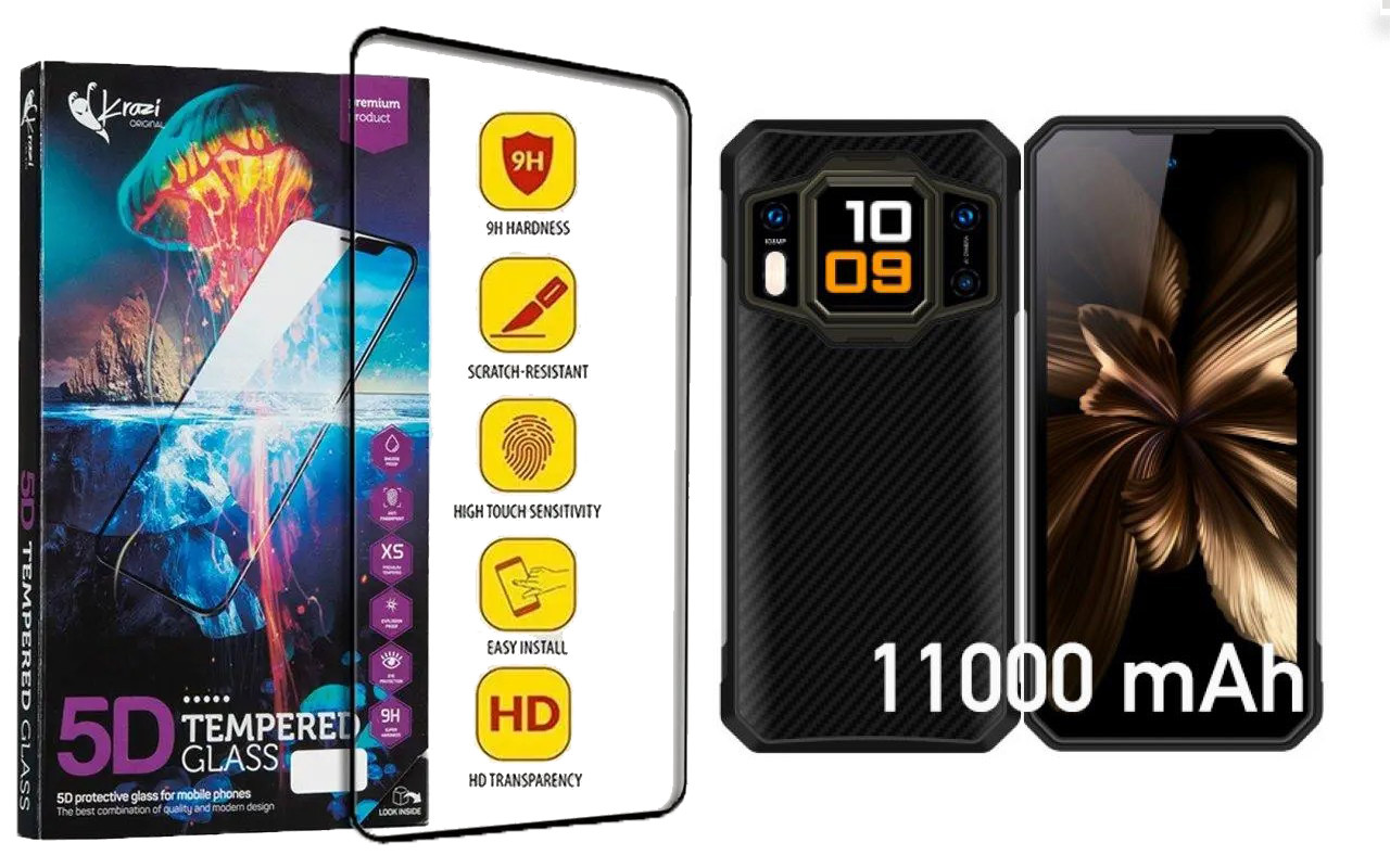 Захисне скло Krazi 5D для Oukitel WP30 Pro, фото 1
