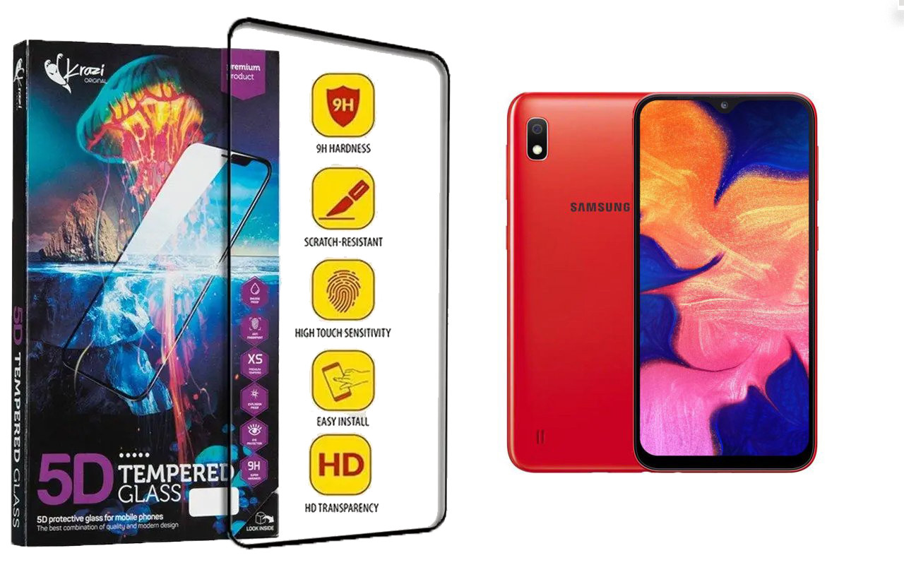 Захисне скло Krazi 5D для Samsung Galaxy A10, Galaxy A10s, фото 1