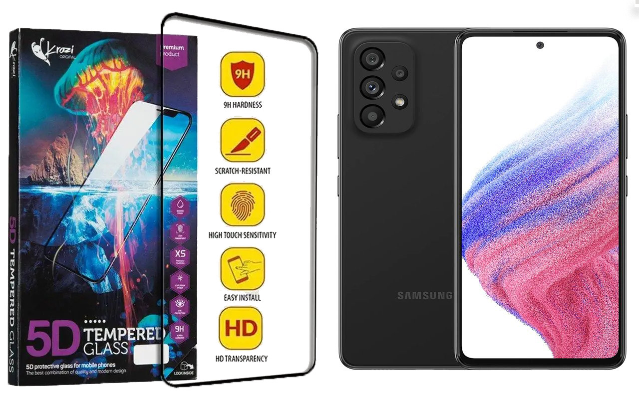 Захисне скло Krazi 5D для Samsung Galaxy A53 5G SM-A536, фото 1