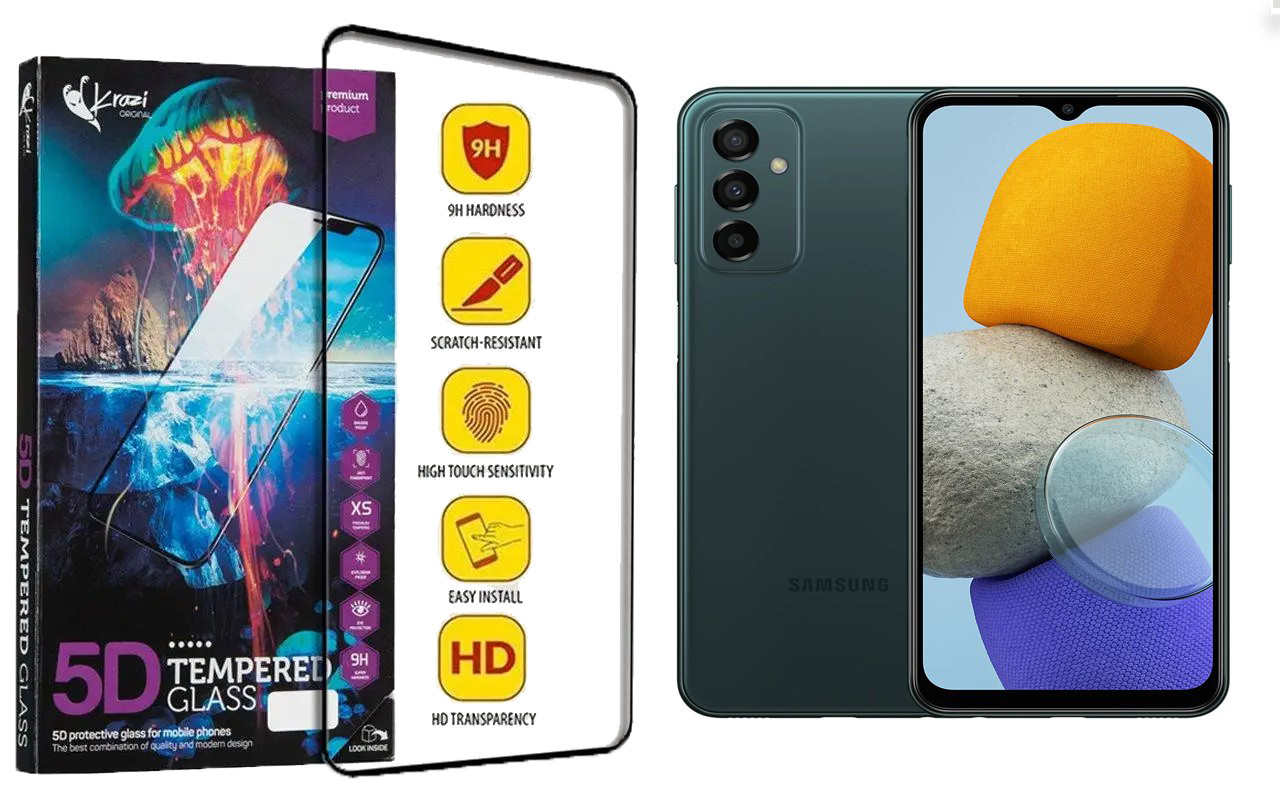 Захисне скло Krazi 5D для Samsung Galaxy M23 5G, фото 1