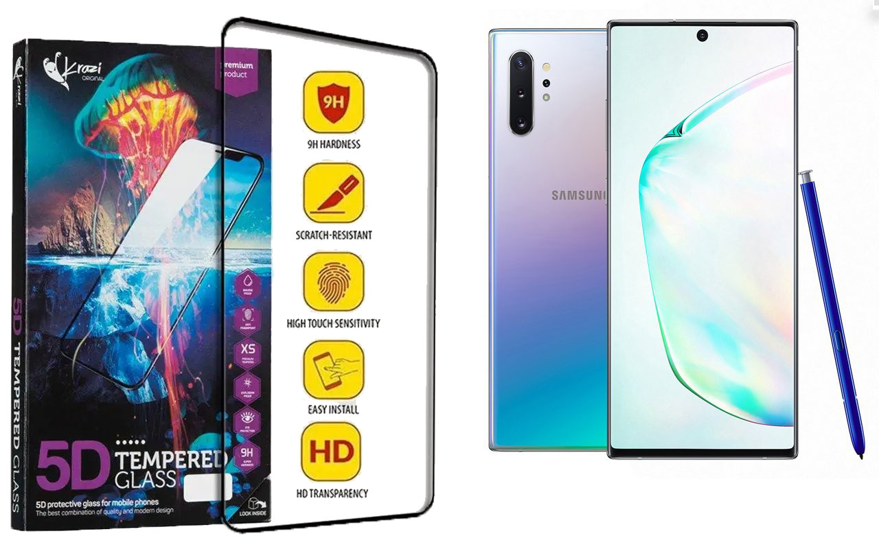 Захисне скло Krazi 5D для Samsung Galaxy Note 10 Lite, фото 1